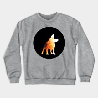 French Bulldog - Sunflower Silhouette Crewneck Sweatshirt